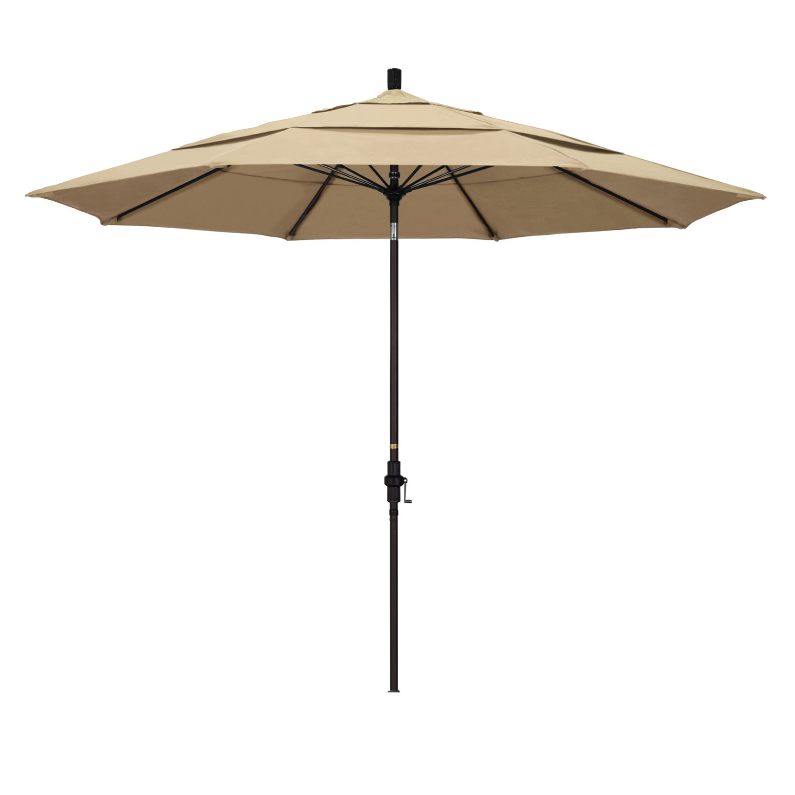 Brent 132'' Sunbrella® Outdoor Umbrella, Antique Beige