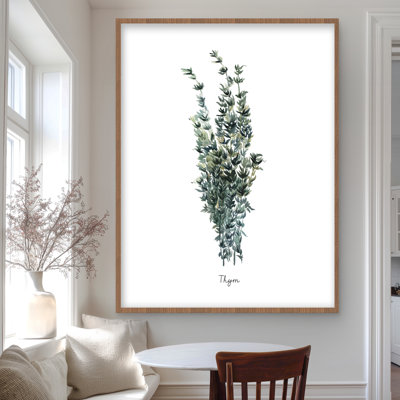 Thyme Leaves Bundle - Farmhouse Framed Matted Print