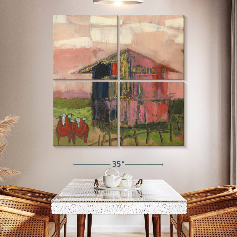 Lilie Buckingham Barn, 50" H x 50" W