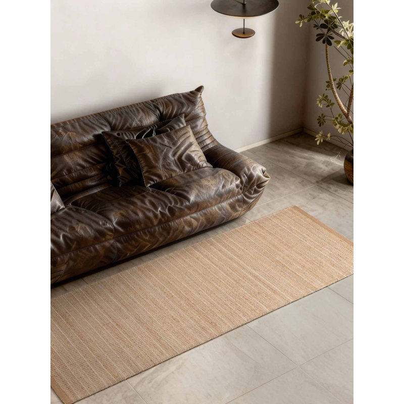 Villeroy & Boch Birka - Jute Rug, Natural Rug for Living room, Bedroom, Diningroom, Runner 80 x 200 cm