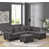 Velours gris