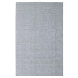 Geometric Area Rug in Silver Gray/Beige