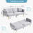 Abdulkadyr 78.74'' Upholstered Tight Back Convertible Sofa-510318796