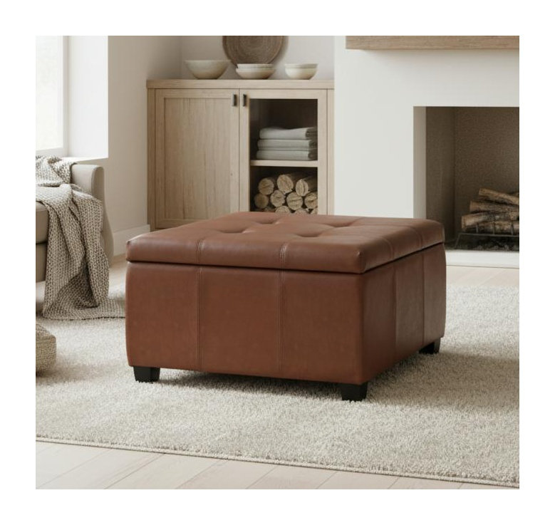 Repose-pieds carré avec plateau relevable RICHMOND