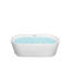 Rohoman 1700mm x 800mm Bathtub