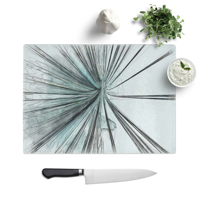 Tempered Glass Speeding Ahead Chopping Board