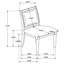 Ensemble de 2 chaises d'appoint Perkins