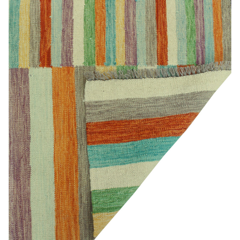 Burdman Wool Striped Indoor Rug
