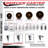 High Temp Phenolic Swivel Bolt Hole Caster Set with Brake