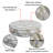 Decorative Indoor Outdoor Waterproof Round Cushion Cover, Patio UV Resistant Seat Cushion Cover-577775902-539318171