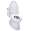 Toilette monobloc allongée à fixation au sol WASHLET 1,28 GPF (siège inclus)