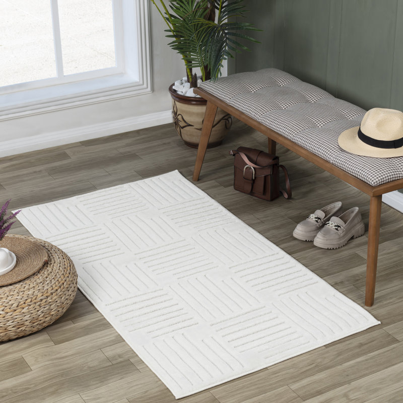 Milaim Modern Indoor/Outdoor Rug, Rectangle 80 x 150cm