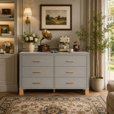 6-Drawer Double Dresser