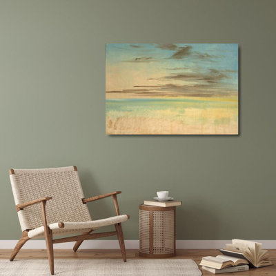 "Paysage de fond 5" par George Catlin - Art mural sur toile tendue avec châssis