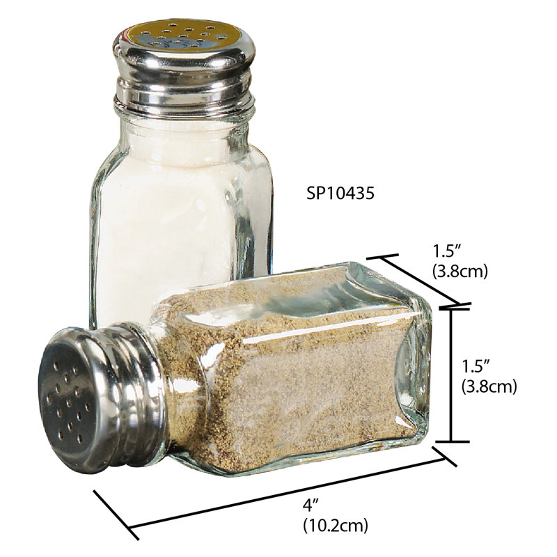 Home Basics Salt and Pepper Shaker Set