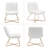 Moton Modern Faux Fur Upholstery Metal Legs Accent Chair