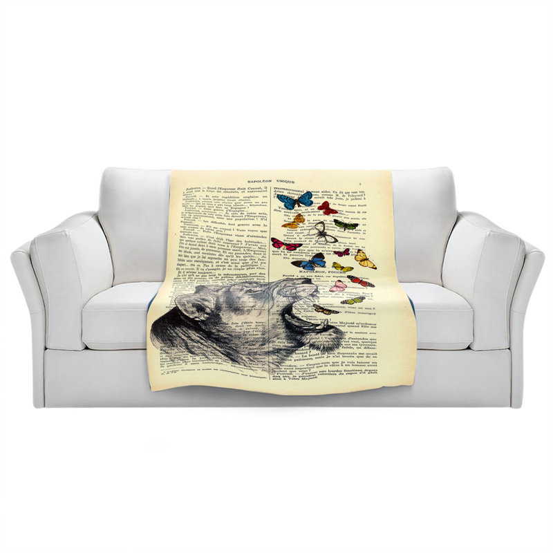 Couverture lioness , 68 po x 80 po