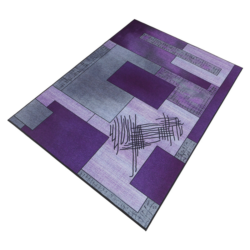 Bilus Abstract Area Rug, Rectangle 80 x 150cm