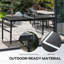 HOMCOM Table Tennis Table