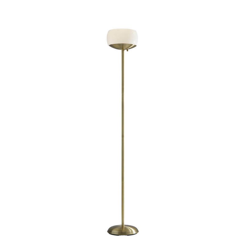 Lampe torchère sur pied 71 po Perdita, Laiton