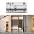 2pcs Stainless Steel Spring Slide Lock Door Latch Sliding Lock Keyless Door Bolt Slide Bolt Door Latch