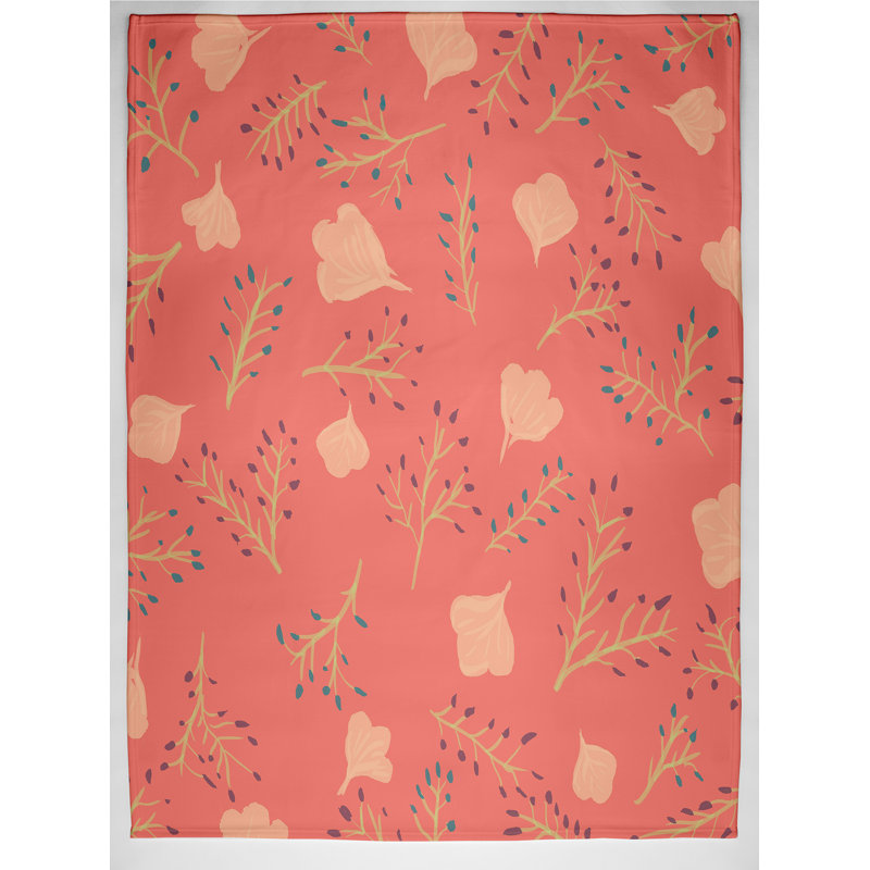 Sherwood Plain Weave / Muslin Throw Blanket, Pink