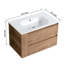 Meuble-lavabo mural 30 po avec lavabo en gel, tiroir à fermeture en douceur-637376640