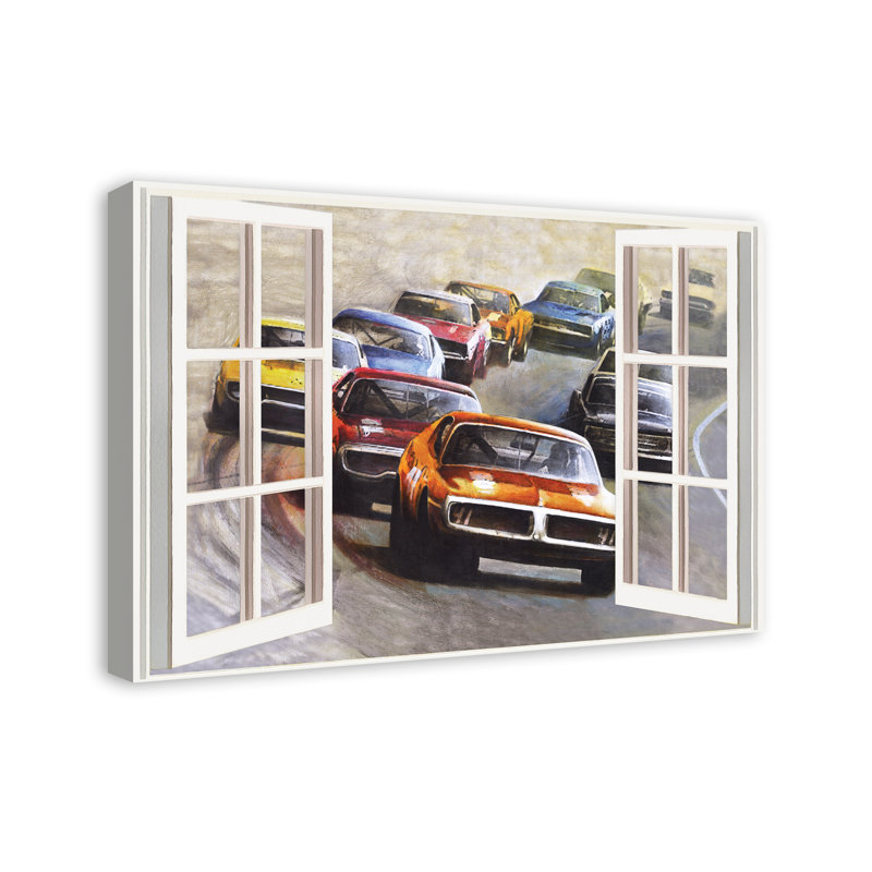 Toile de course pour fenêtre d’art Mccaskill, H 20 po x l 30 po x P 1,25 po