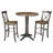 Frausto 2 - Person Solid Wood Top Pedestal Dining Set-1423868479-1347191395