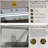 Recessed/Surface Mount LED Medicine Cabinet with Mirror And GFCI Power-Off-612727528