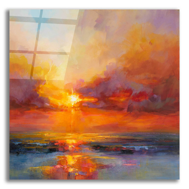 «Evening Sparkle» par Kasia Bruniany - impression sans cadre, H 12 po x l 12 po x P 0,13 po