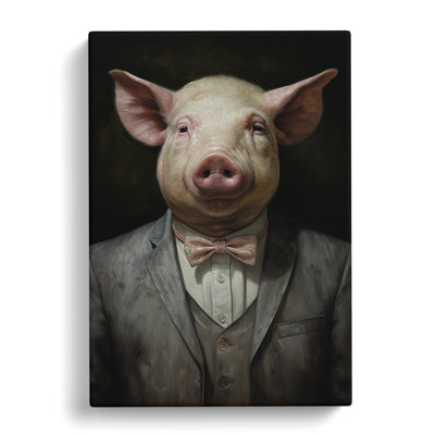 Pig Contemporary - No Frame Print