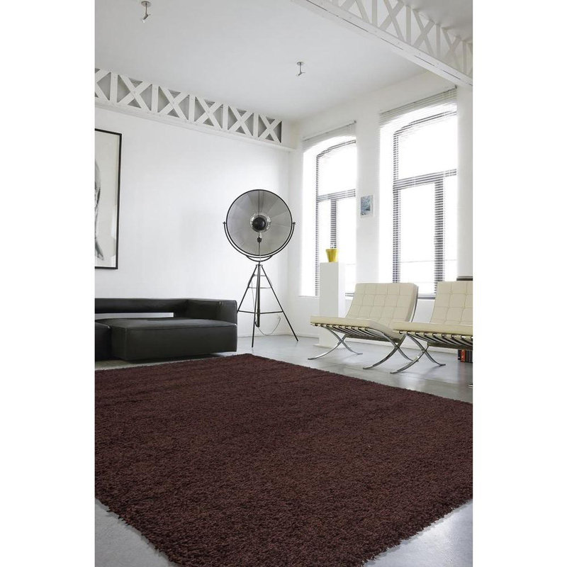 Tapis de zone brune moka Ling, 5 pi x 7 pi