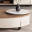 Table basse légère et luxueuse en bois de noyer