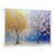 Cadre flottant blanc, bois massif