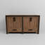 Meuble-lavabo double 60 po Rustwood X P 22 po D