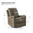 Prescot 26.77" W Pocket Spring Tufted Manual Swivel Rocker Recliner-205730889