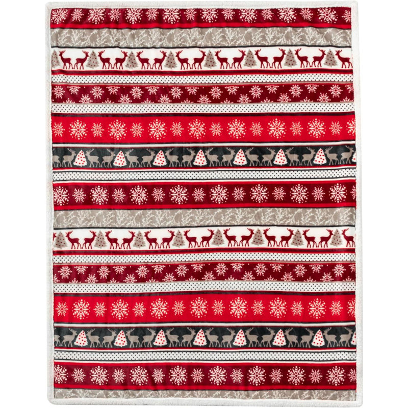 Throw  Sherpa Fleece Microfiber