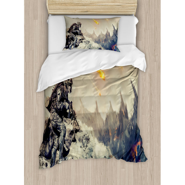 Bless international Outer Space Farmhouse / Country Duvet Cover Set ...