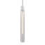 3" E26 Cylindrical Pendant Light, 18" Fluted Glass-193597099-193597271