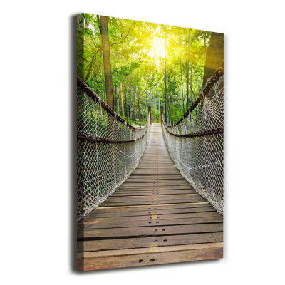 Suspension Bridge - Wrapped Canvas Print
