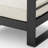 MAYA BAY OUTDOOR PATIO ALUMINUM CLUB CHAIR, BLACK FINISH WITH BEIGE CUSHION, SET OF 2