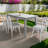 Patio Gray Wood Table-1476241736