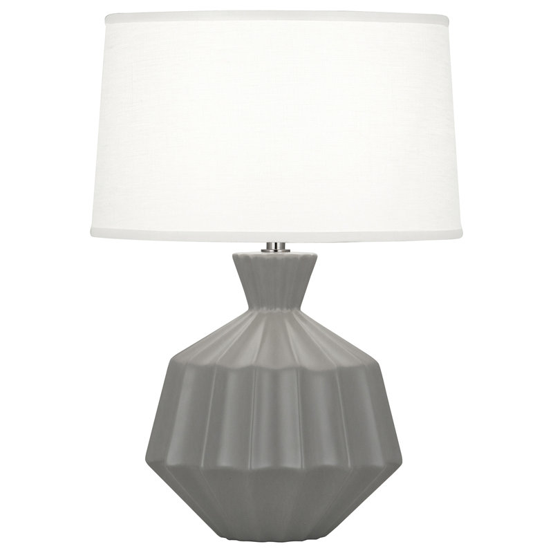 Small Orion Accent Lamp, Matte Smoky Taupe