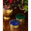 Ensemble de 4 sous-verres en mosaïque Lucas Malachite