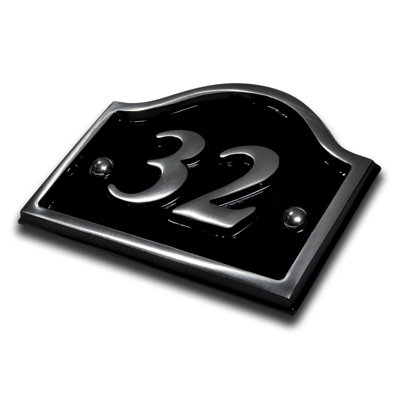 Jaclynn 11.5cm H Reflective Metal House Number