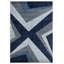 Tapis bleu abstrait Zonia-508499232