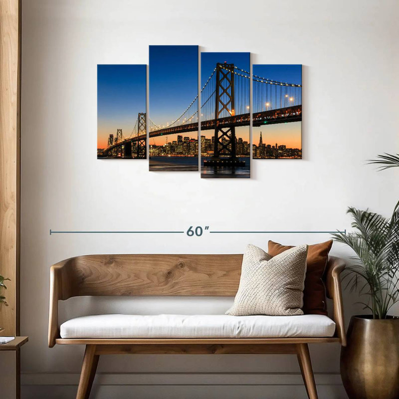 Lilie SF Bay Bridge Blue Hour