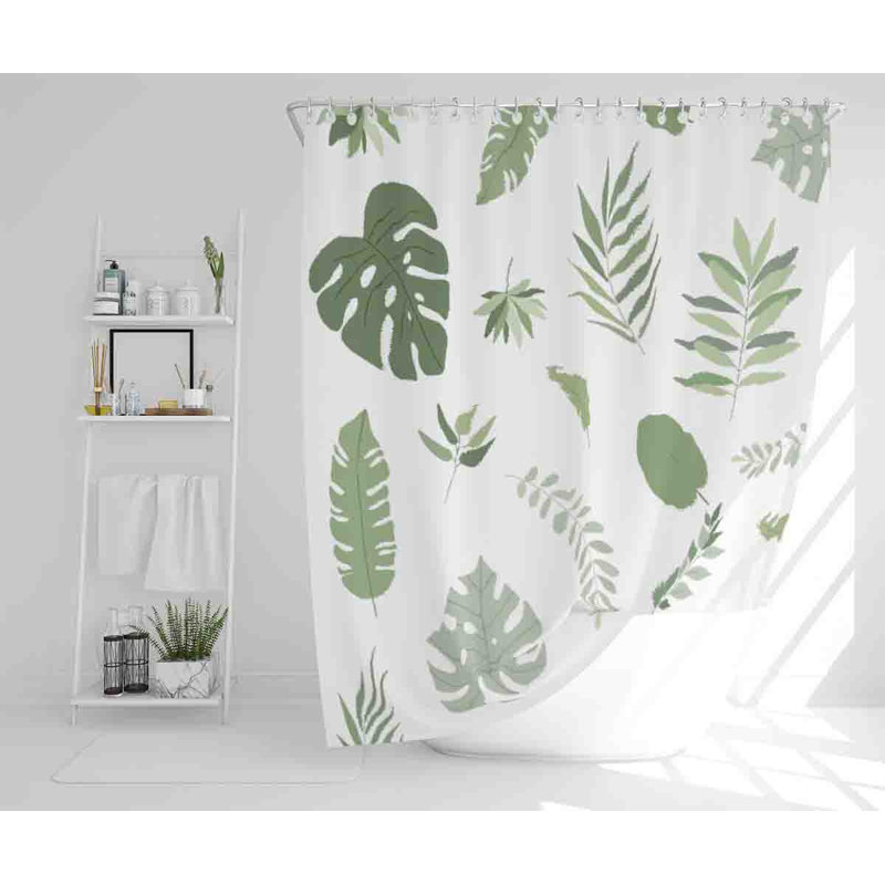 Mohana 13 Piece Polyester Shower Curtain Set