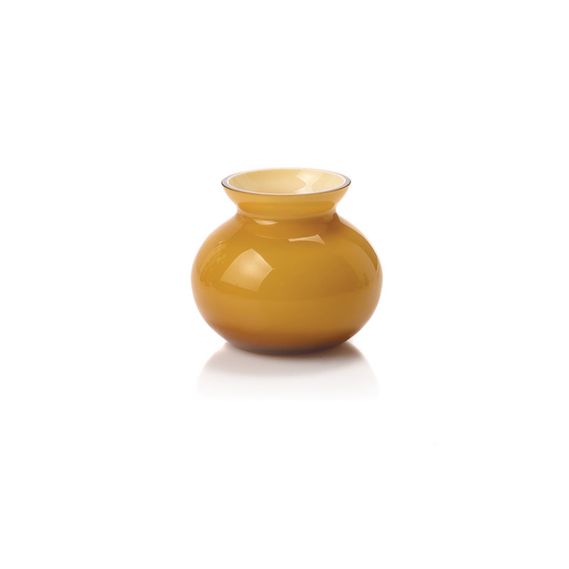 Vase de table Alaina, Ambre